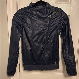 Oiselle Waterproof Navy Blue Jacket  #456